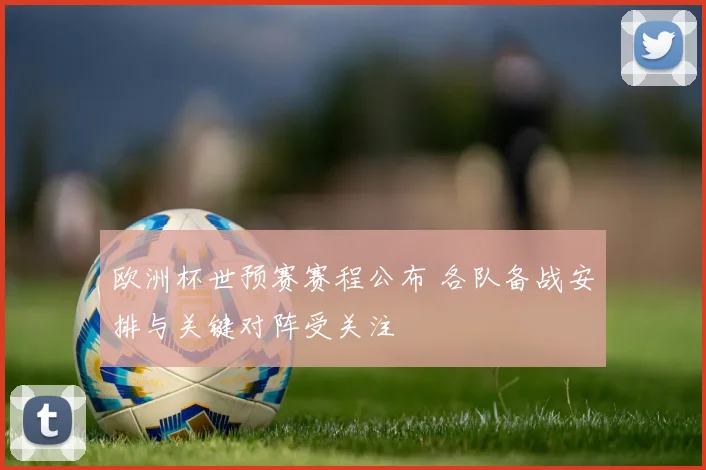 欧洲杯世预赛赛程公布 各队备战安排与关键对阵受关注
